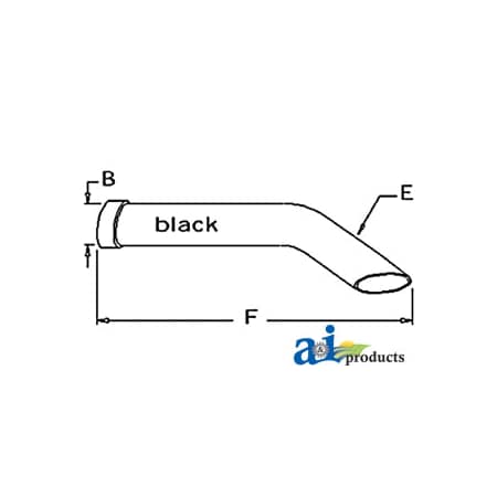 A & I Products Extension Pipe 22.5" x7" x7" A-A147045